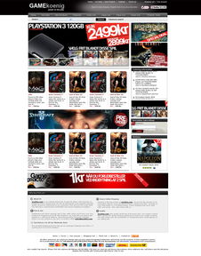 德国游戏卡销售网站 网页游戏效果图展示与设计解析